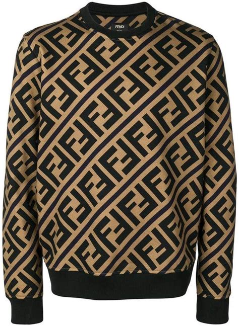 Felpa Maglietta Maglione Maglia Fendi Roma Black White Grey 